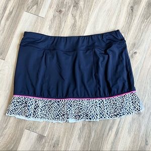 Jofit Pearl Skort Skirt Athletic Golf Tennis Shorts Size XL Navy